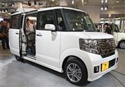 「ＮＢＯＸ」シリーズが好調なホンダ。軽自動車市場で躍進した（瀧誠四郎撮影）