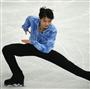 フィギュアスケート男子SP羽生結弦＝１３日、ロシア・ソチのアイスベルク・パレス（大里直也撮影）