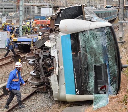 ｊｒ川崎駅 京浜東北線回送電車が衝突脱線 人為的ミス 間違って線路に作業車 Sankeibiz サンケイビズ