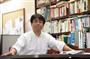 産経新聞ソウル支局内で仕事をする加藤達也前ソウル支局長＝２０１４年１０月５日、韓国・首都ソウル（桐山弘太撮影）