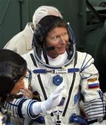 ロシアの宇宙飛行士、ゲナディ・パダルカ氏＝２０１２年５月１５日、カザフスタン・クズロルダ州バイコヌール（ＡＰ）