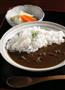 京都・美山の田歌舎の鹿肉をじっくりと煮込んだ鹿カレー（１２００円）。ほろりととろける鹿肉の軟らかいスパイシーなカレーだ＝２０１５年９月３日、京都市上京区（志儀駒貴撮影）