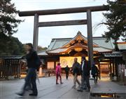 爆発があったとされる靖国神社＝東京都千代田区（福島範和撮影）