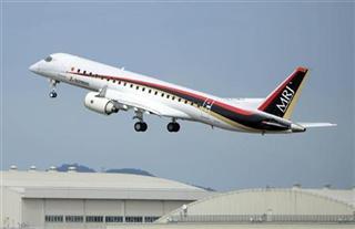 米国に向け名古屋空港を離陸したＭＲＪ＝９月２６日午後