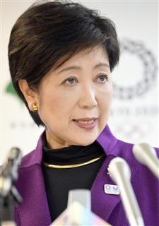 東京都の小池百合子知事（寺河内美奈撮影）