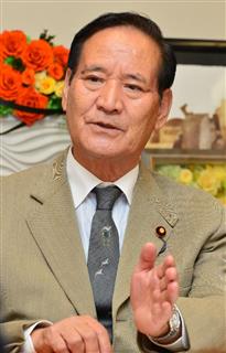 西川公也元農林水産相（斎藤良雄撮影）