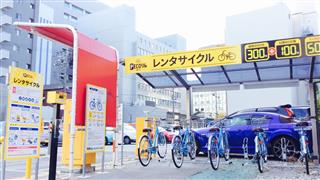 「ＰＥＣＯりん」の貸出拠点。名古屋駅から徒歩15分ほどで、観光客の利用が特に多い（スペース24提供）