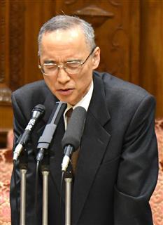 参院予算委員会で答弁する財務省の太田充理財局長＝１９日午前、国会・参院第１委員会室（斎藤良雄撮影）