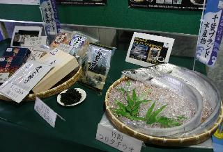 千葉ブランド水産物に追加された「竹岡つりタチウオ」（右）と「金田産焼ばら乾海苔」