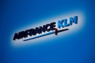 エールフランスＫＬＭのロゴマーク（ロイター）