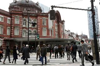 東京駅丸の内＝千代田区（浅野直哉撮影）