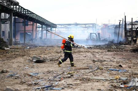 中国で２１日に起きた化学工場爆発事故 死者７８人に Sankeibiz サンケイビズ