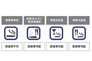 イラスト（１）喫煙室の区分と標識