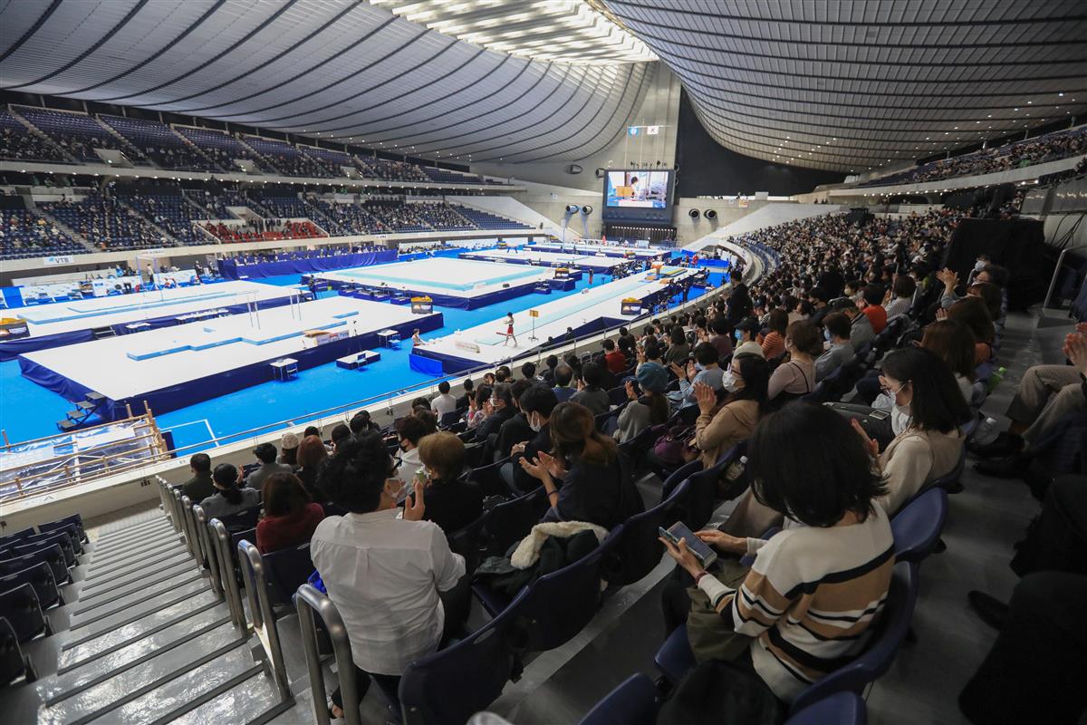 コロナ時代のスポーツ観戦はitも駆使 東京五輪想定の体操大会を記者が体験 Sankeibiz サンケイビズ 自分を磨く経済情報サイト