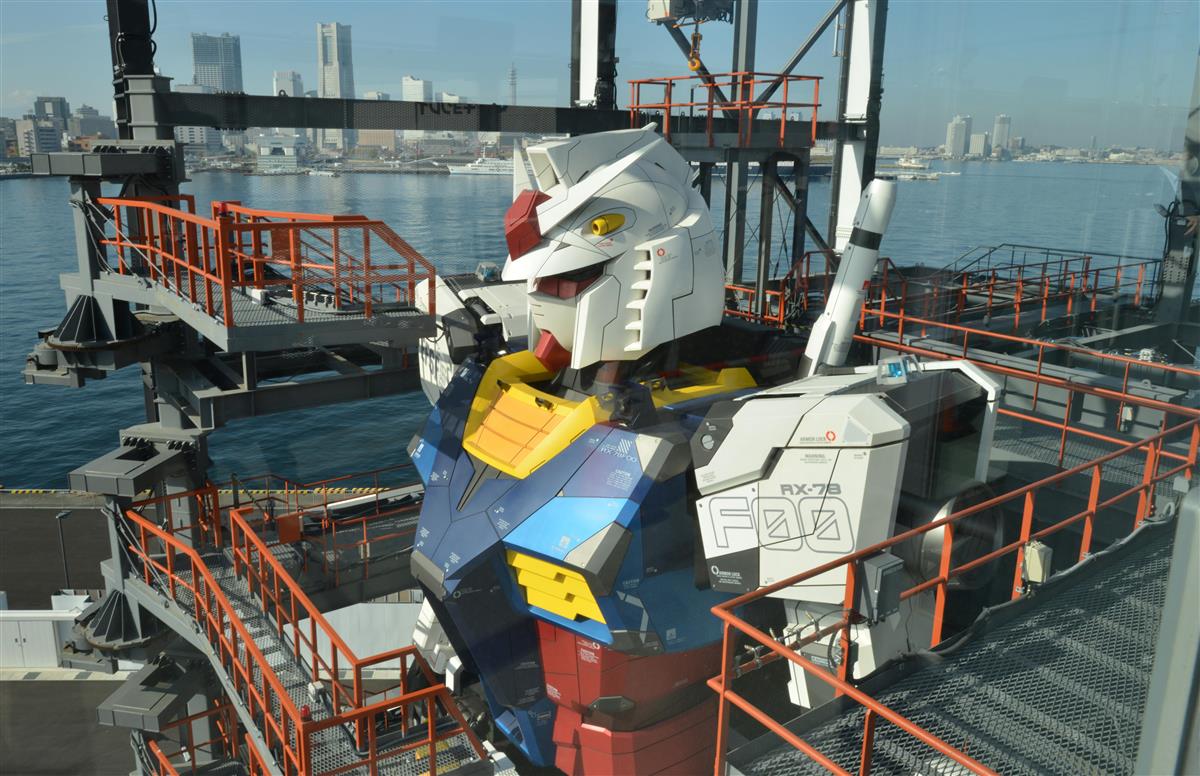 実物大ガンダムお目見え 12月オープン Gundam Factory Yokohama Sankeibiz サンケイビズ 自分を磨く経済情報サイト